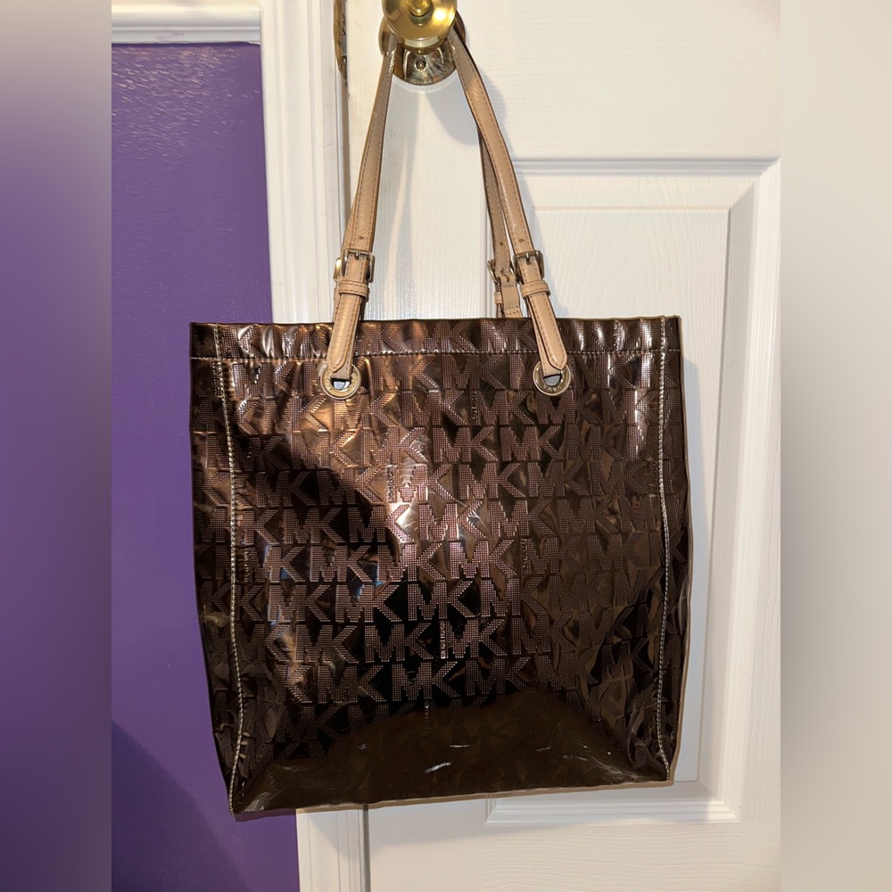 Michael Kors Metallic Bronze Handbag